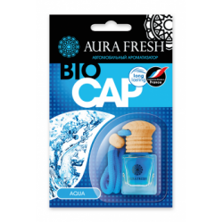 Жидкий ароматизатор в бутылочке, подвесной "BIO CAP". Аромат-"Aqua"